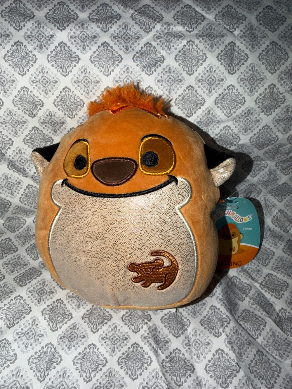 Timon Lion King Plush Squishmallow with Shimmery Belly